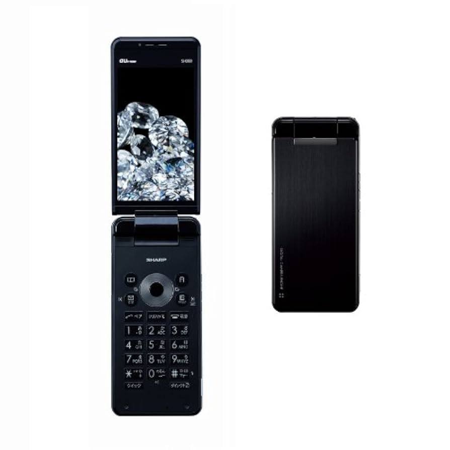 Amazon | SH003 マットブラック 携帯電話 白ロム au | 携帯電話